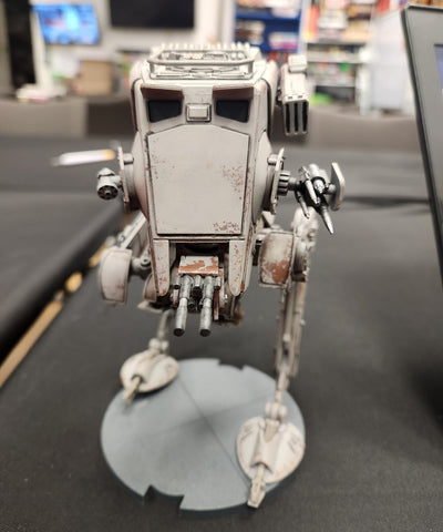 Star Wars Legion: AT-ST Unit : very well painted with cards