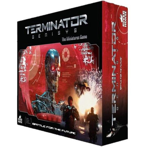 Terminator Genisys Battle for The Future Miniatures Game SECOND HAND. WELL PAINTED