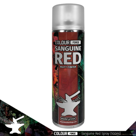 Colour Forge Spray: Sanguine Red (500ml)