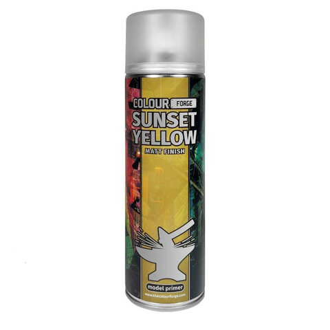 Colour Forge Matt  Sunset Yellow Spray (500ml)
