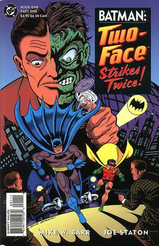 TWO-FACE STRIKES TWICE : complete 2 PART SERIES. SQUARE BOUND. BATMAN. 1993.DC