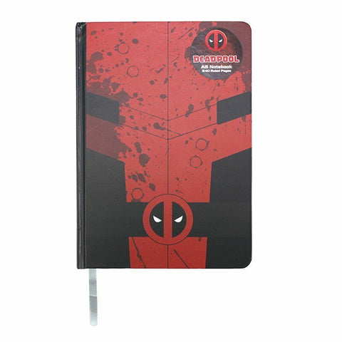 OFFICIAL MARVEL DEADPOOL RED A5 NOTE BOOK PAD NOTEBOOK NOTEPAD JOTTER
