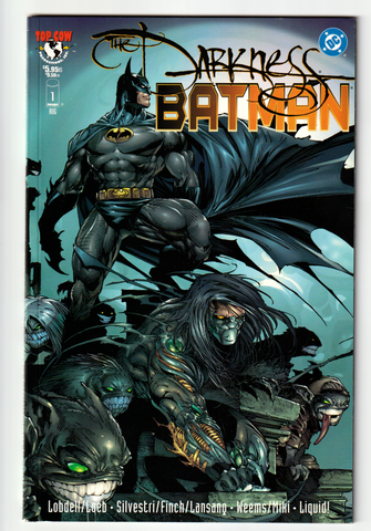 The DARKNESS / BATMAN # 1 DC / Image Top Cow Comic (Aug 1999) One-Shot VFN