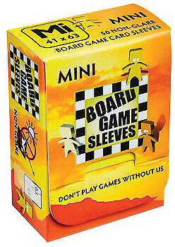 Mini Boad Game Sleeves (50ct) - Clear Arcane Tinmen