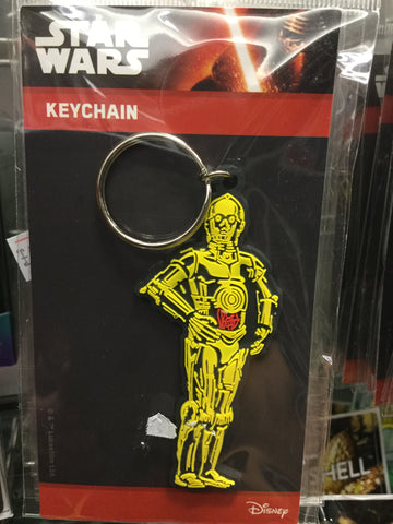 Star Wars Rubber keychain  C3 PO