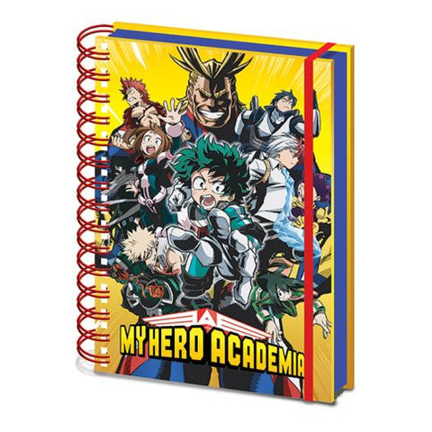 My Hero Academia Radial Character Burst A5 Spiral Notebook