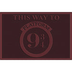 Harry Potter "Platform 9 3/4" Door Mat