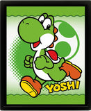 3D Lenticular Print Moving Picture Mario Yoshi Flip New UK Nintendo Gamer Retro