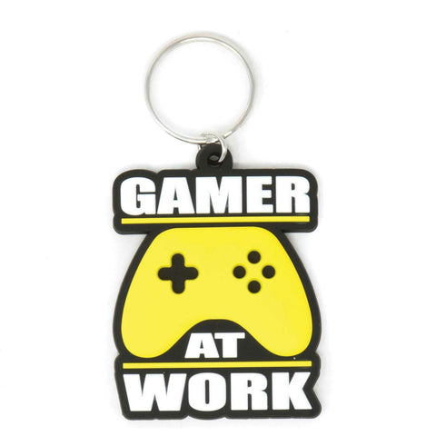 Gamer At Work Keychain