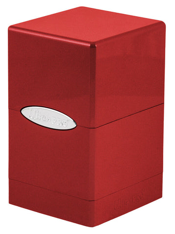Ultra Pro Hi-Gloss red Fire Satin Tower Deck Box