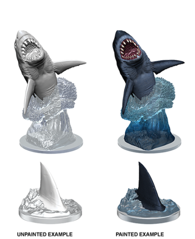 Wizkids Deep Cuts Unpainted Miniatures: Shark