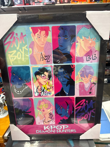 K-Pop Demon Hunters Light and dark- Official 30 x 40cm Framed Wall Art Print