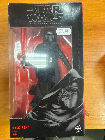 2015 Hasbro Star Wars KYLO REN #03 The Black Series 6" Figure pre- owned box damage