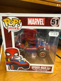 Funko Pop Funko - Marvel Figurine - Spider-Mobile Exclusive Rides Pop 15 cm Box Damage USED