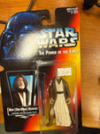 Star Wars - The Power Of The Force - obi wan kenobi with lightsaber and removeable cloak
