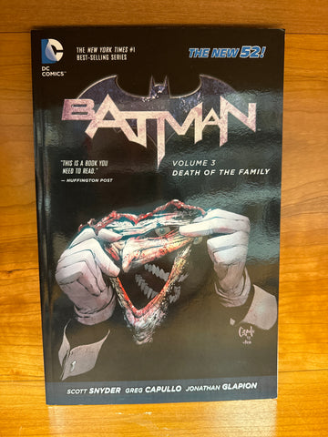 DC comics The New 52 Batman vol 3 Death Of The Family second hand