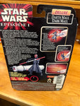 Star Wars Episode 1 Deluxe Darth Maul w/ ''Lightsaber swinging Action'' Action Figure PRE-OWNED