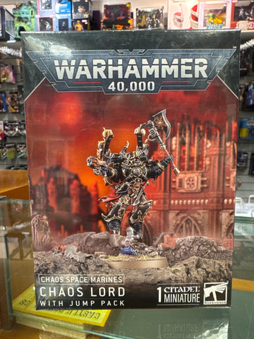 Warhammer 40000 Chaos Lord with Jump Pack