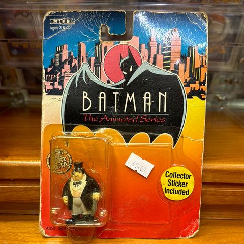 Diecast PENGUIN figure batman the animated series Carded Kenner Die Cast.