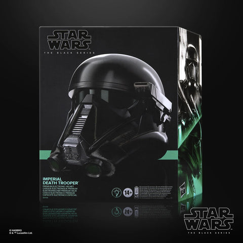 Hasbro Star Wars The Black Series Imperial Death Trooper Premium Electronic Roleplay Helmet
