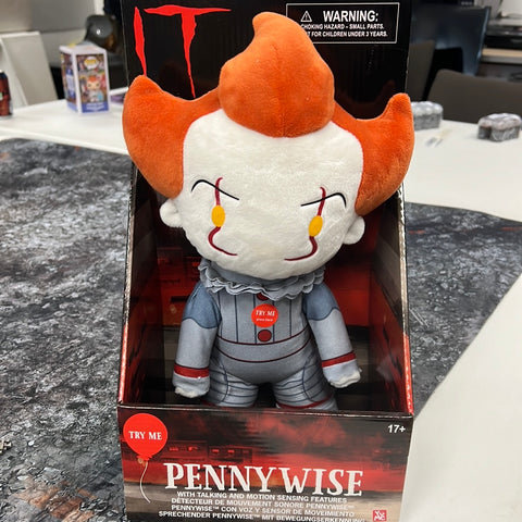 PENNYWISE plush with talking and motion sensing features