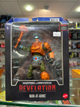 Masters of the Universe Masterverse Man-At-Arms Action Figure- Revelation Series (SECOND HAND SOME BOX WEAR)