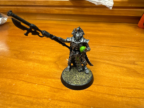 Necron: Overlord With Resurrection Orb and Spear