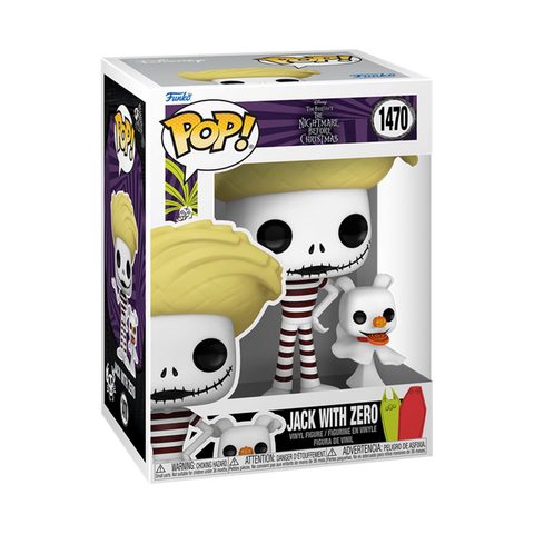 Beach Jack With Zero 1470 Nightmare Before Christmas Funko Pop Vinyl