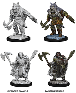 D&D Nolzur's Marvelous Miniatures Half-Orc Barbarian
