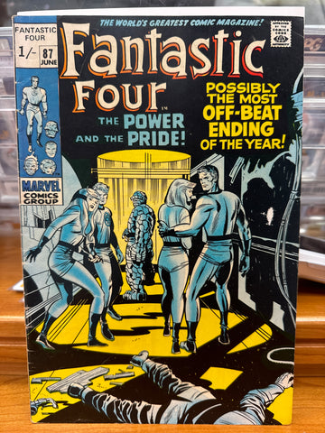 Fantastic Four #87 Silver Age Marvel Comics