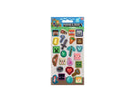 MINECRAFT (ASSORTMENT) 25pc REUSEABLE STICKERS PUFFY