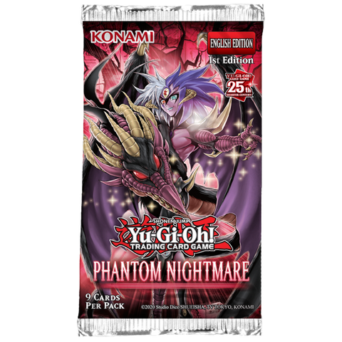 Yu-Gi-Oh! Sealed Booster PACK Phantom Nightmare (9 Cards)