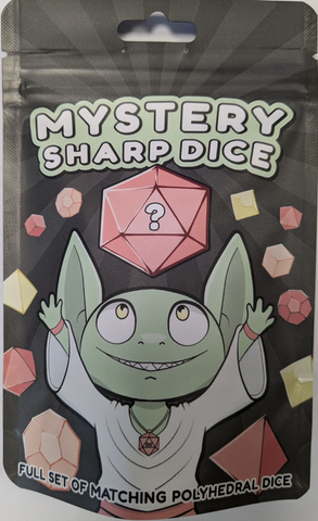 Mystery Sharp Dice - One Polyhedral Dice Set