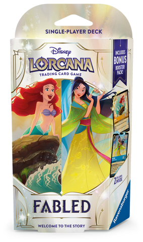 Disney Lorcana Fabled Starter Deck - Ariel and Mulan