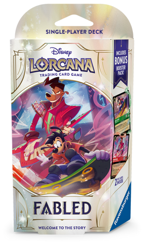 Disney Lorcana Fabled Starter Deck - Powerline and Max
