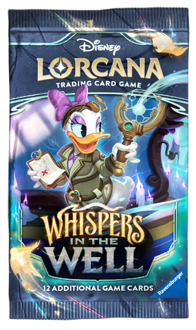 Disney Lorcana Whispers in the Well Booster Pack (12 Cards)
