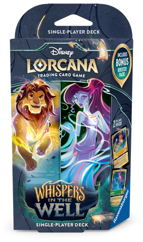 Disney Lorcana Whispers in the Well Starter Deck - Simba & Meg