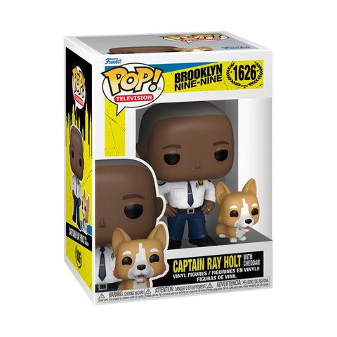 Captain Ray Holt With Cheddar 1626 Brooklyn Nine-Nine Funko Pop Vinyl