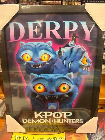 K-Pop Demon Hunters swept - Official 30 x 40cm Framed Wall Art Print