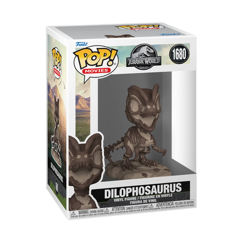 View Dilophosaurus 1680 Jurassic World Fossil Funko Pop Vinyl