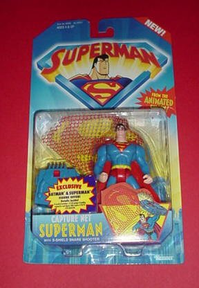 SUPERMAN MAN OF STEEL ANIMATED:CAPTURE NET SUPERMAN FIGURE
