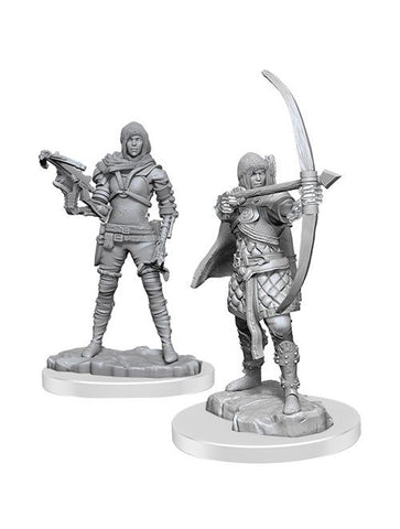 Wizkids Deep Cuts Unpainted Miniatures Human Female Rogue
