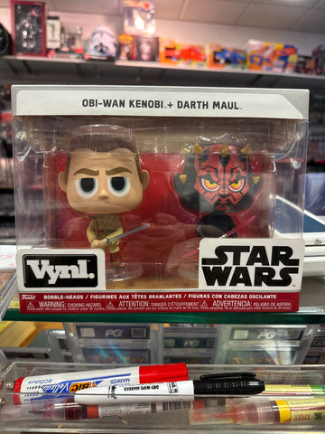 Funko VYNL 4" 2-Pack: Star Wars: Darth Maul & Obi Wan - (the Phantom Menace)