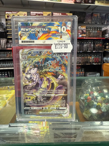 2023 CROWN ZENITH MEWTWO VSTAR SPECIAL ART #GG44/GG70 ACE GRADE 10