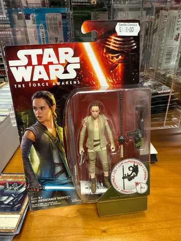 Star Wars - The Force Awakens - Rey (resistance outfit) 3.75 inch