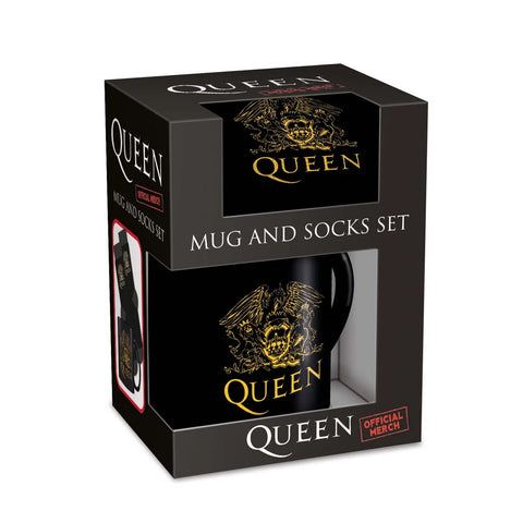 Logo Queen Mug & Sock Set