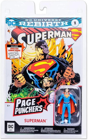 DC Direct - Page Punchers - 3" Figure with Comic Wave 1 - Superman