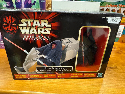 STAR WARS: SITH SPEEDER, DARTH MAUL, Episode 1, Tri-Logo, Sealed (5023117475160)