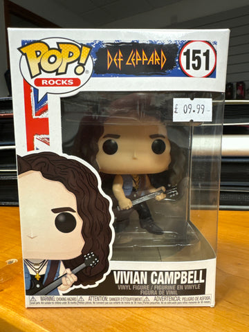 Vivian Campbell #151 Def Leppard funko pop