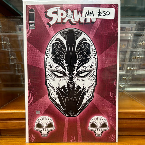 SPAWN ISSUE #237 McFarlane MEXICAN red variant AND PURPLE VARIANT